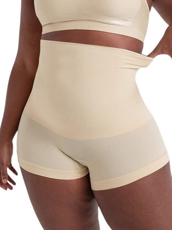 Shapermint Other - Shapermint Empetua Smoothing High Waisted Shaper Boyshort Size XXL Cream